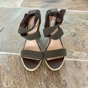 Steve Madden Skylar Espadrille Wedges, 9.5M